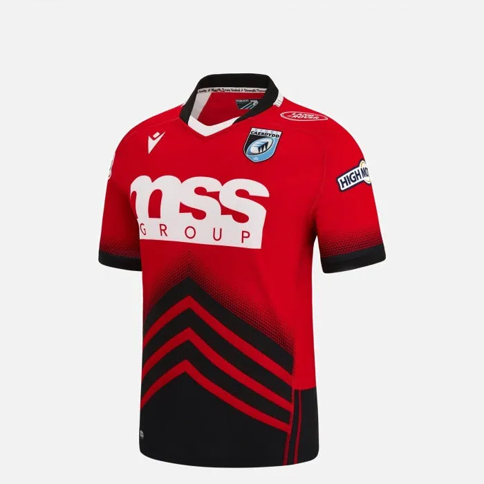 Macron Cardiff Rugby Kids Away Rugby Shirt