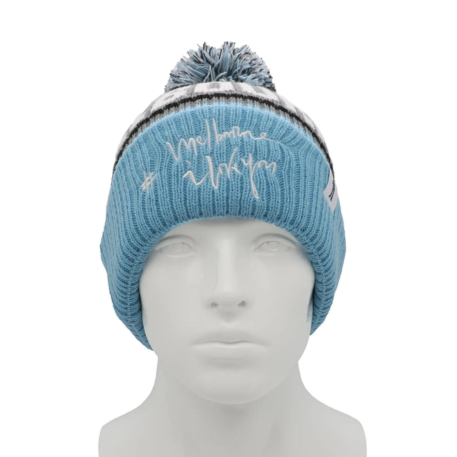 MELBOURNE I LOVE YOU BEANIE - BLUE-GREY - PRESALE