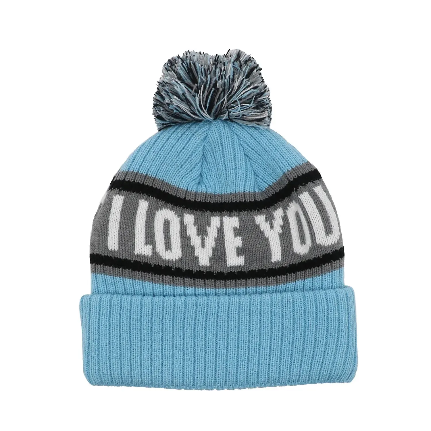 MELBOURNE I LOVE YOU BEANIE - BLUE-GREY - PRESALE