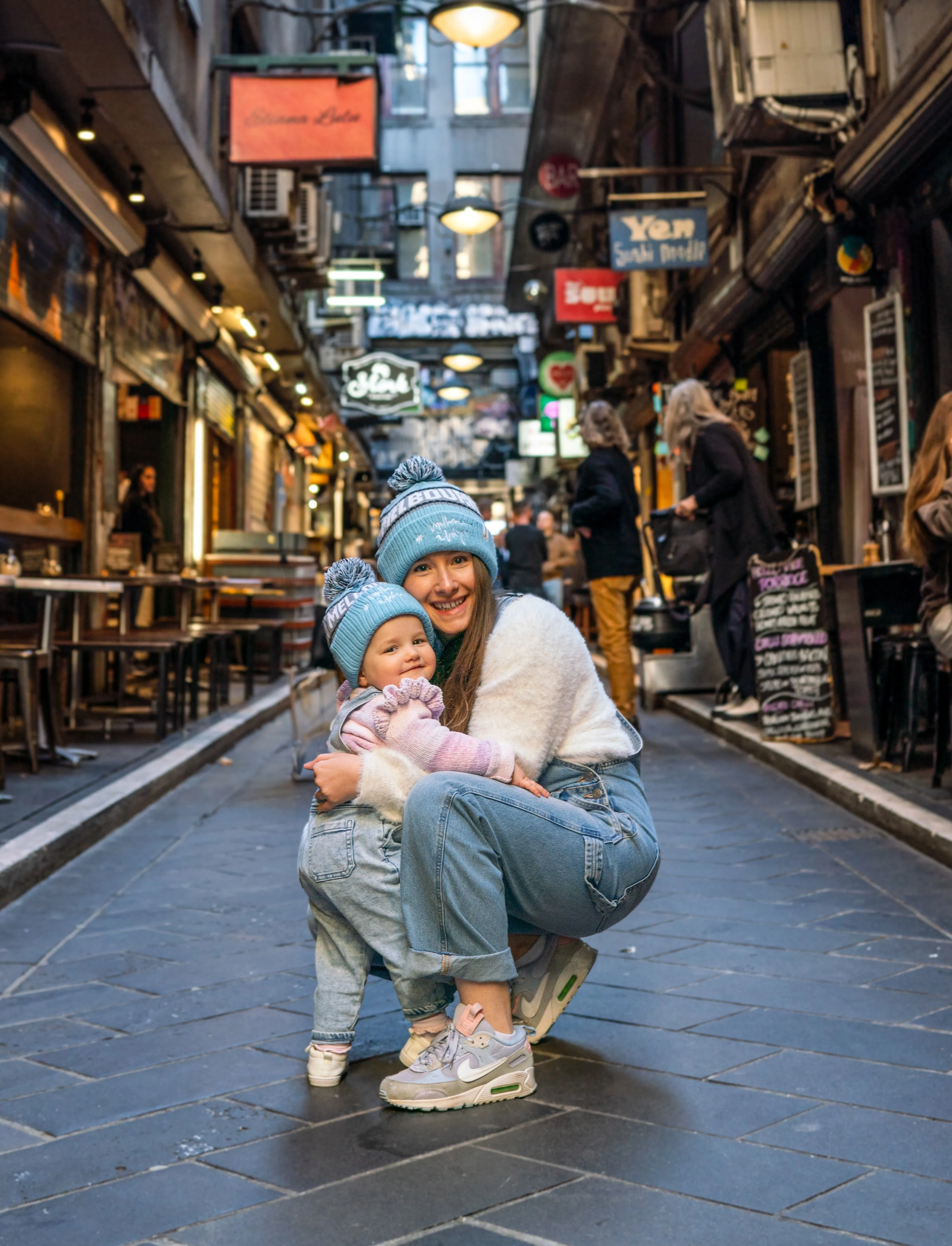 MELBOURNE I LOVE YOU BEANIE - BLUE-GREY - PRESALE