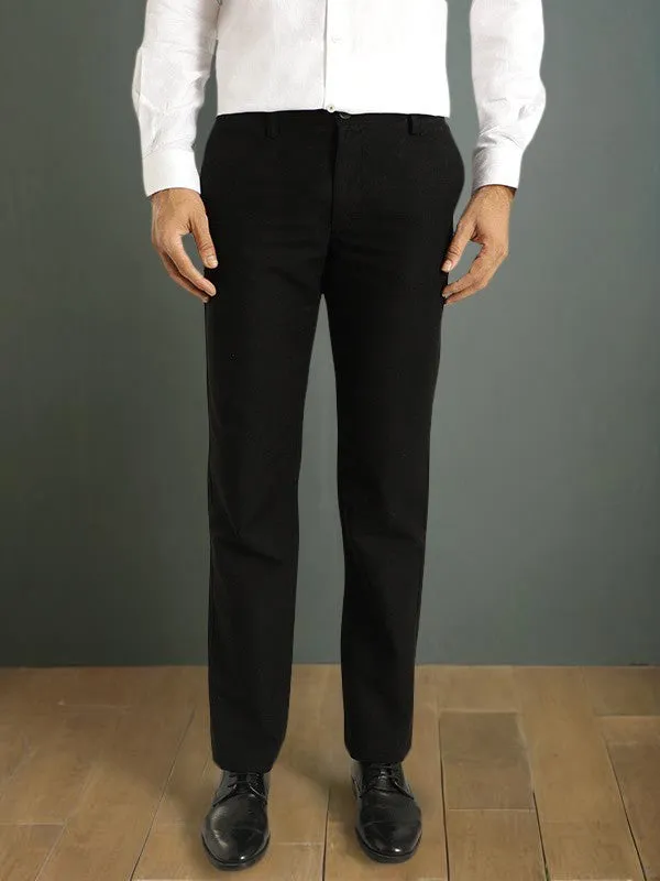 Men Kansas Fit Cotton Trouser