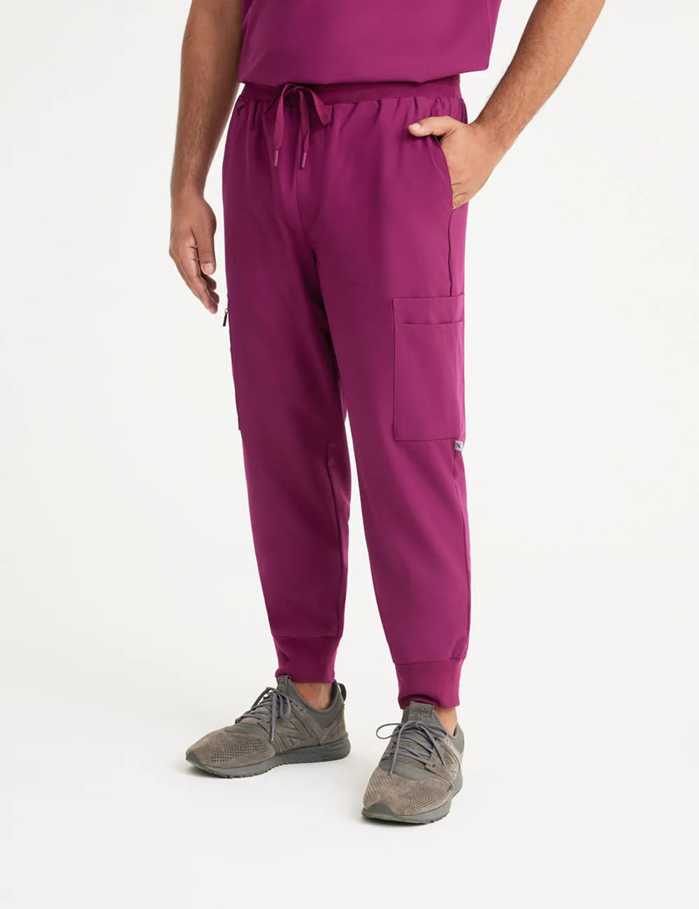 Mens 10-Pocket Jogger Scrub Pants