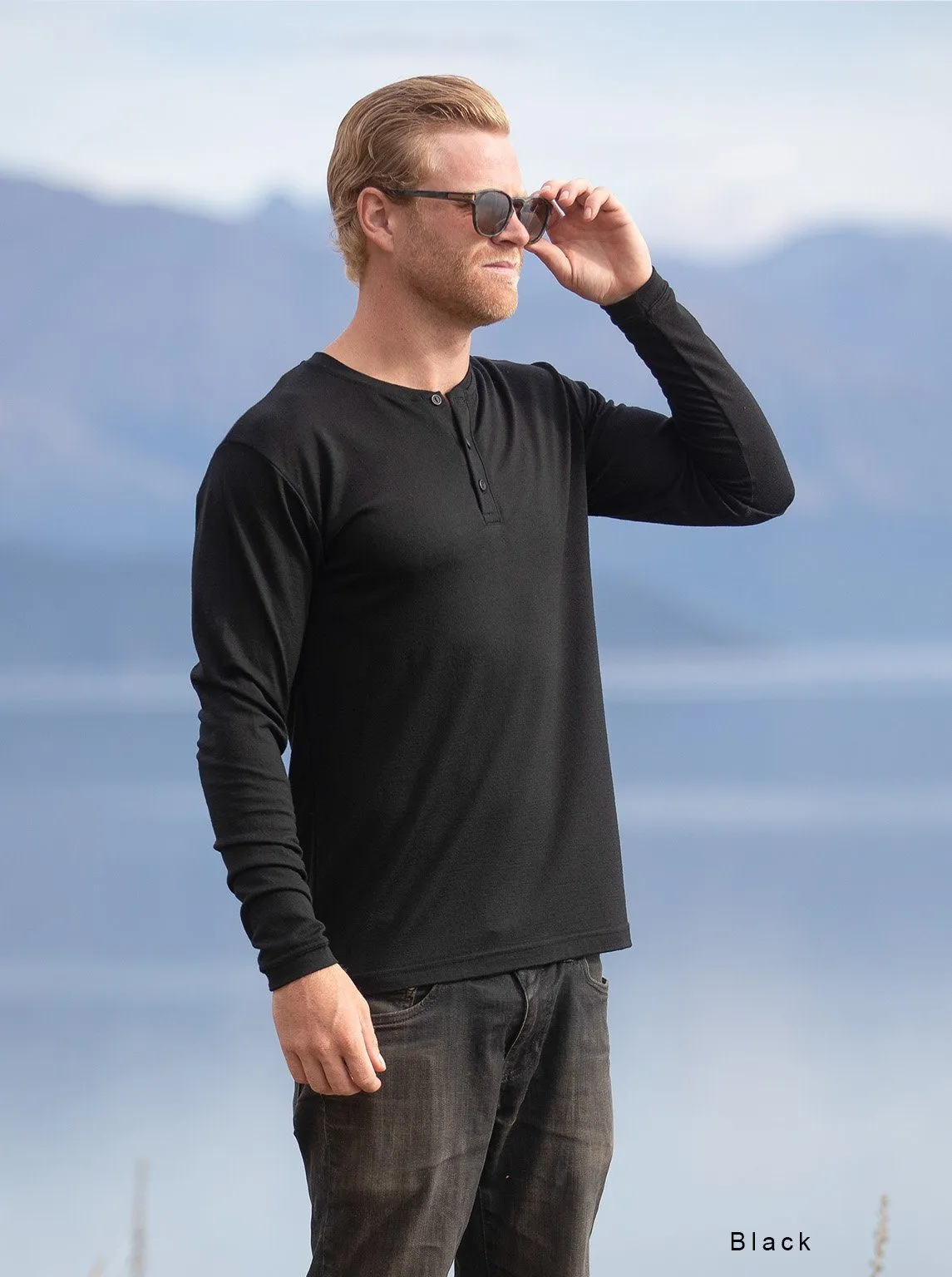 Merino Long Sleeve Henley