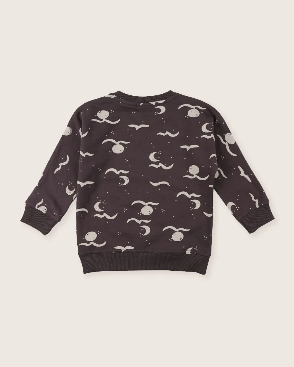 Midnight Moon Wave Sweatshirt