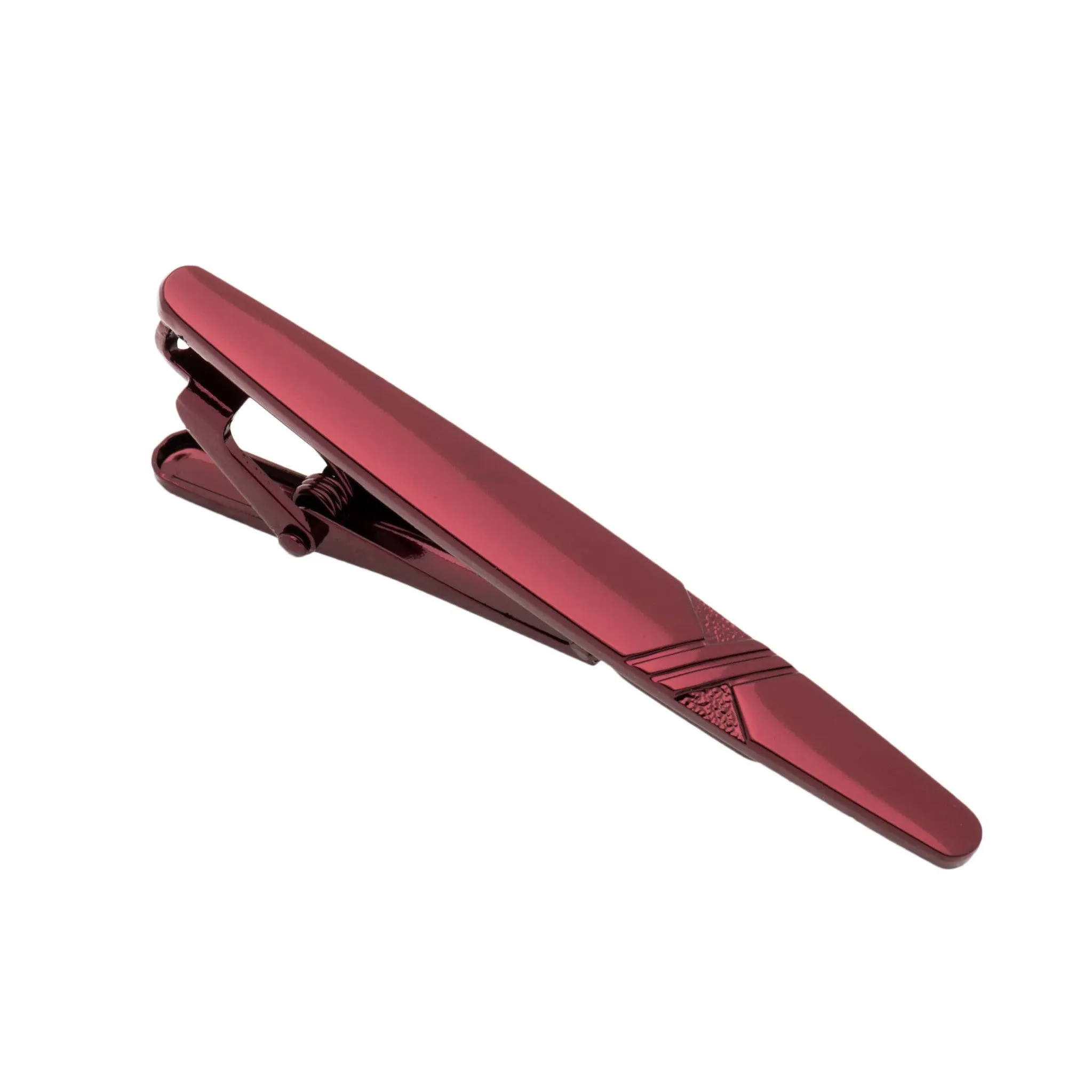 Milford Burgundy Stainless Steel Tie Bar