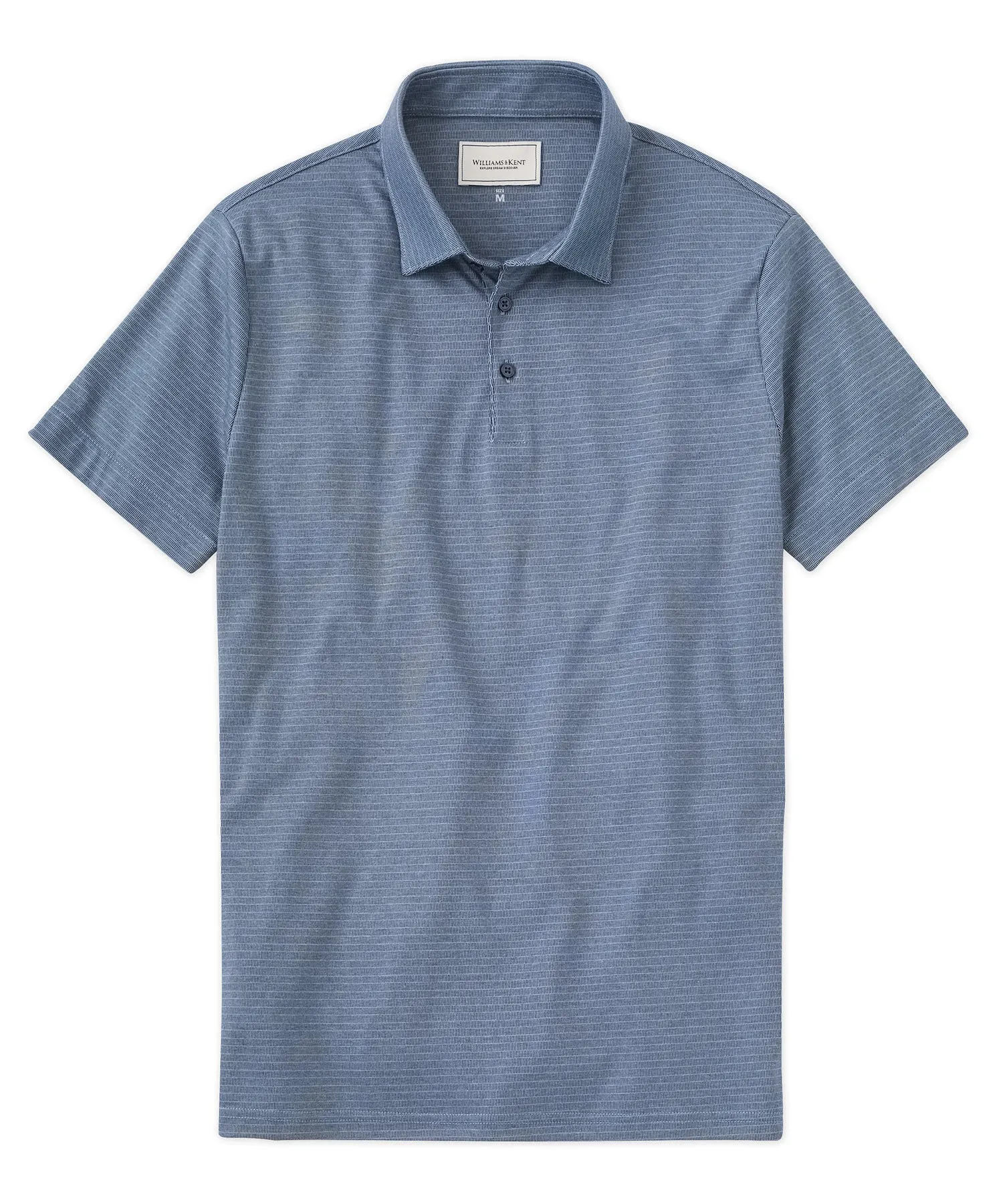 Mini Tile Pattern Polo Shirt