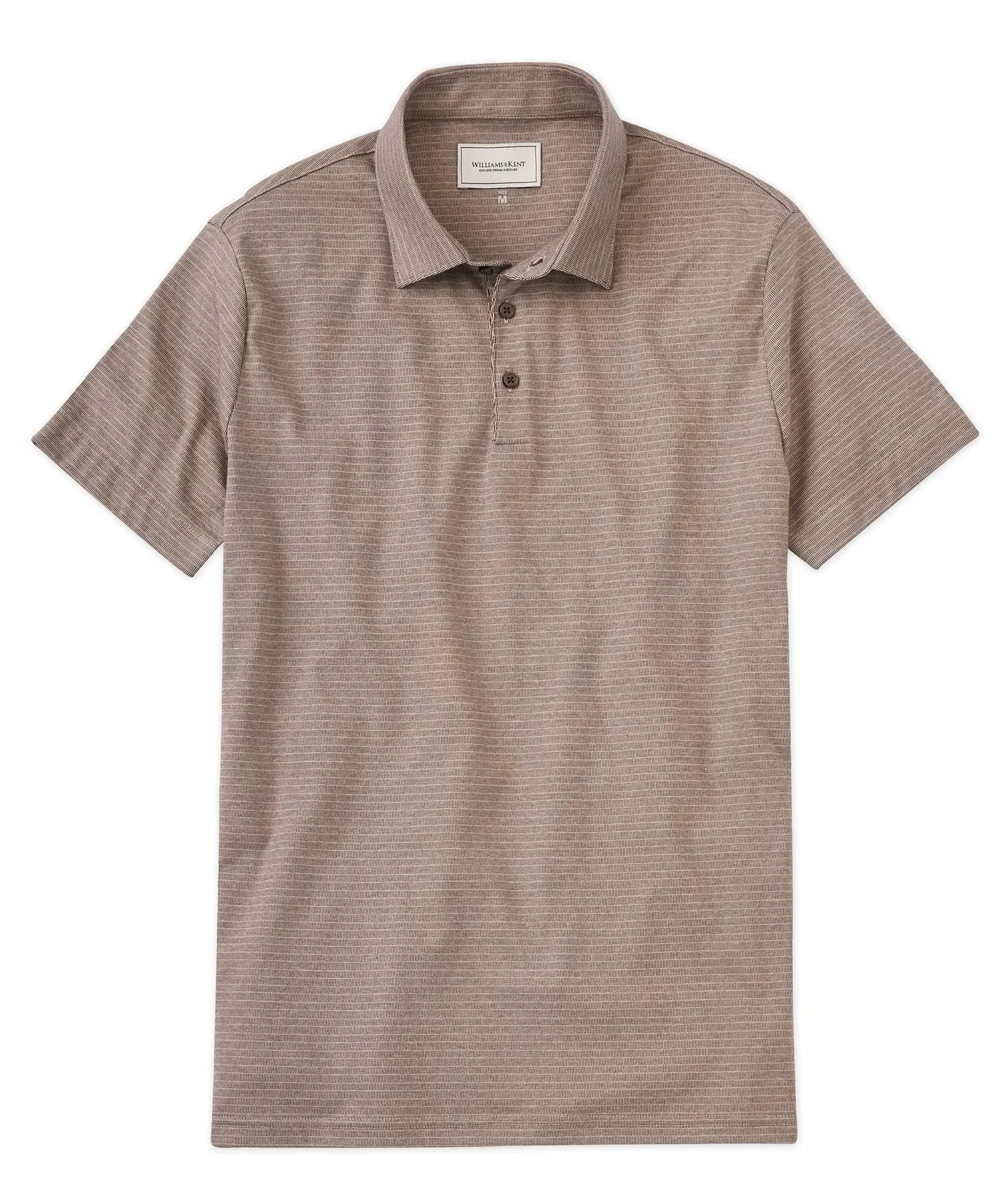 Mini Tile Pattern Polo Shirt