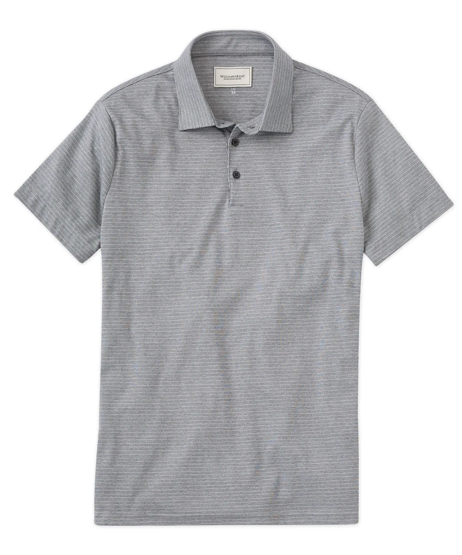 Mini Tile Pattern Polo Shirt