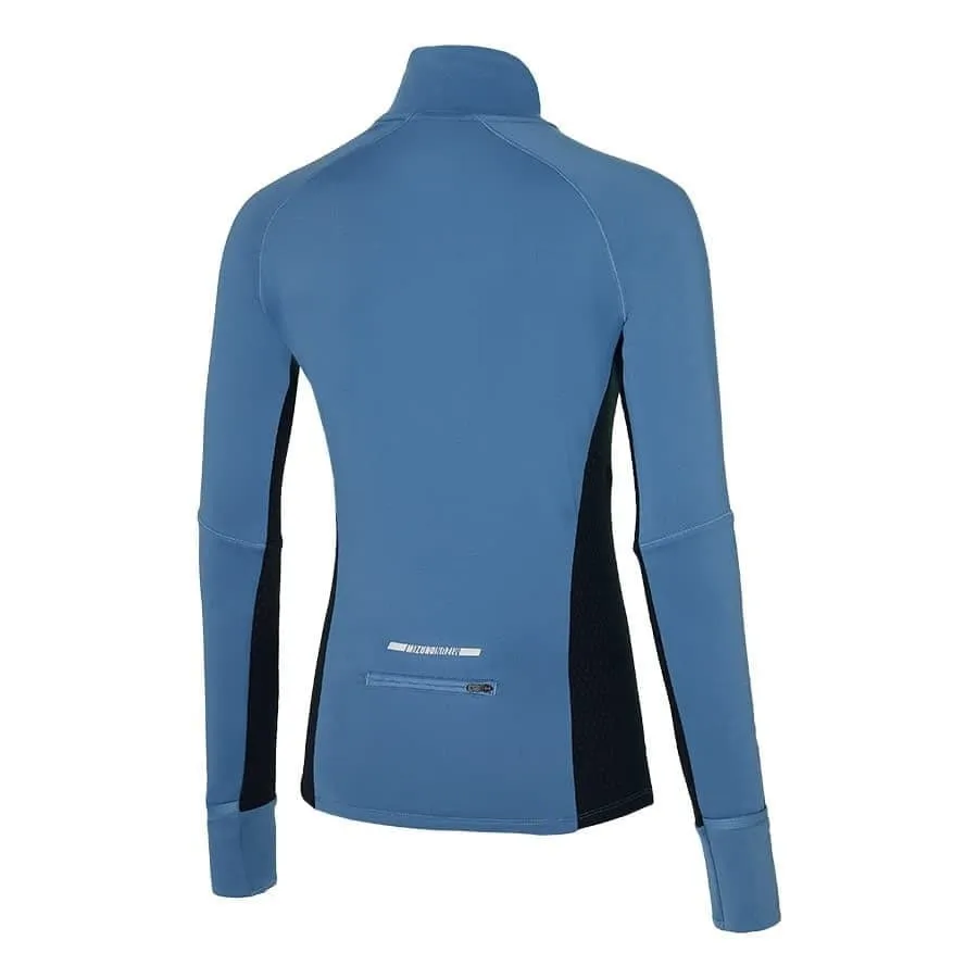 Mizuno Warmalite Half Zip (Womens) - Copen Blue