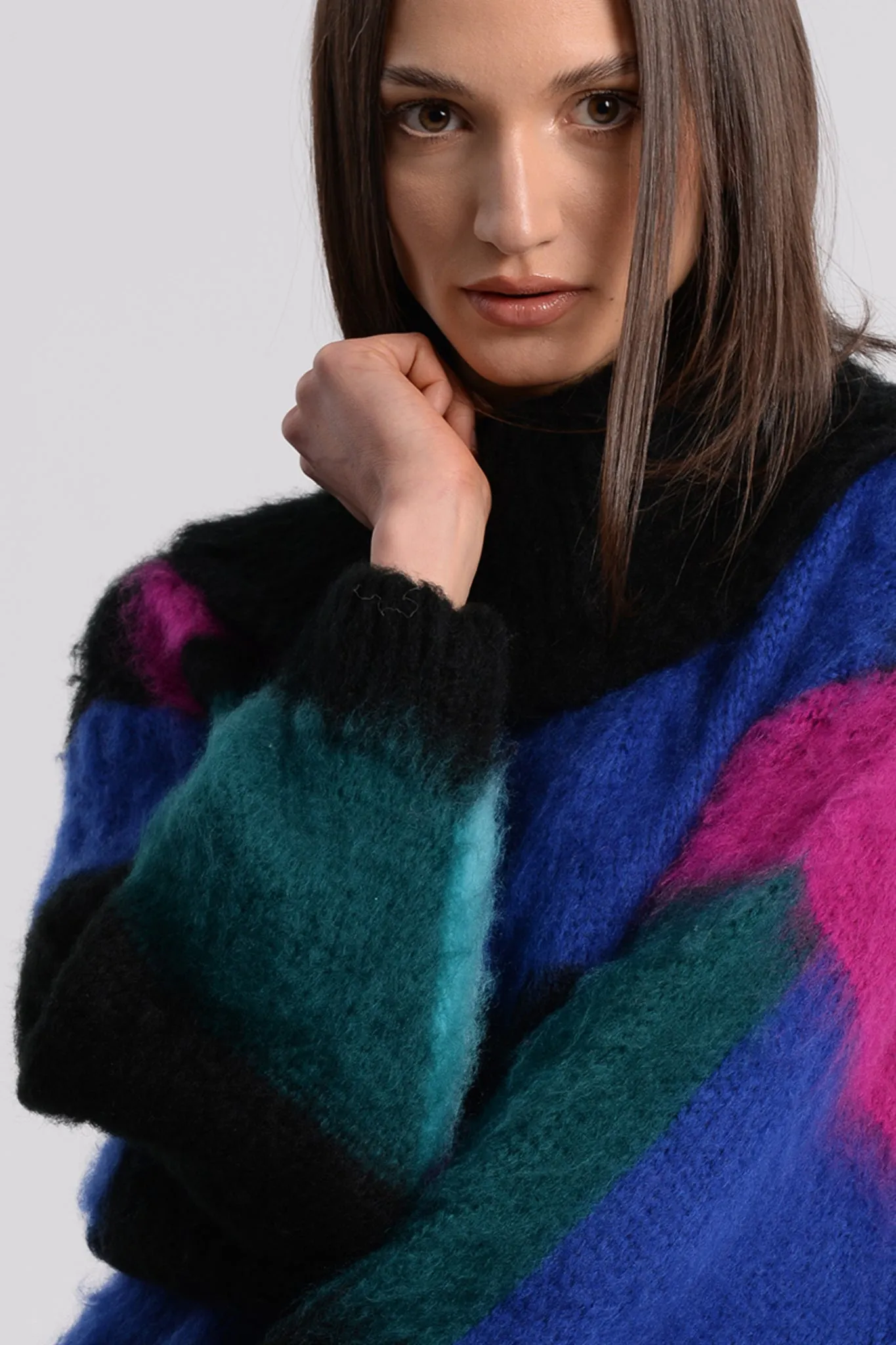 Molly Bracken Multicoloured Knitted Sweater