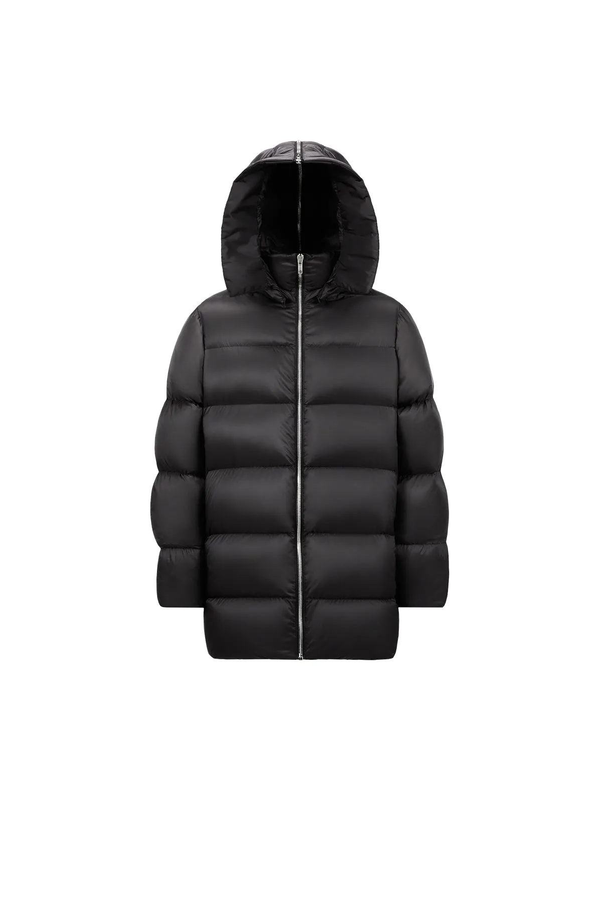 MONCLER   RICK OWENS | WOMENS CYCLOPIC HOODED LONG DOWN JACKET