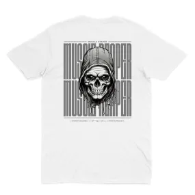 Muscle Reaper Skull Unisex Crewneck T-Shirt