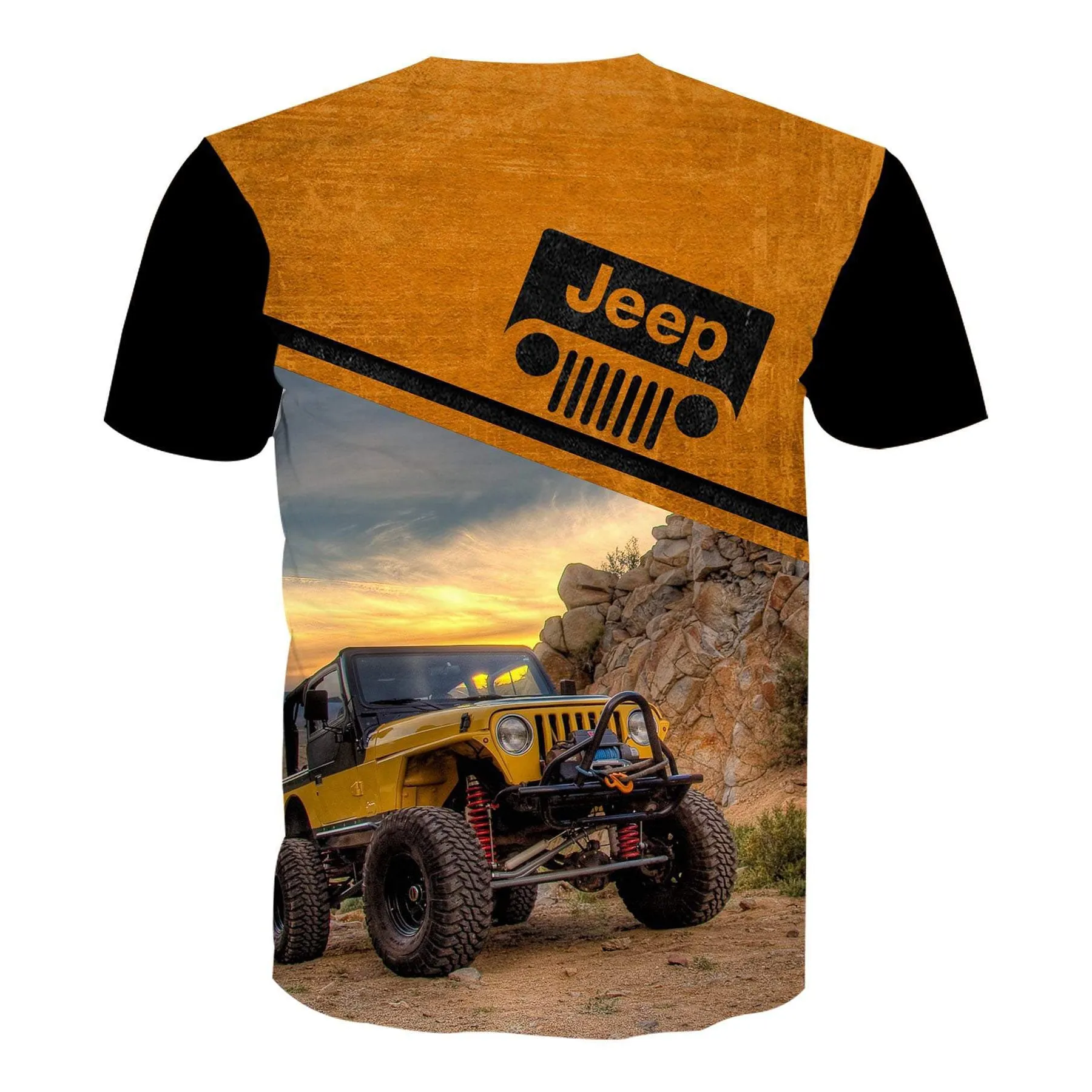 Off Road Jeep TJ Orange - Kid's T-Shirt