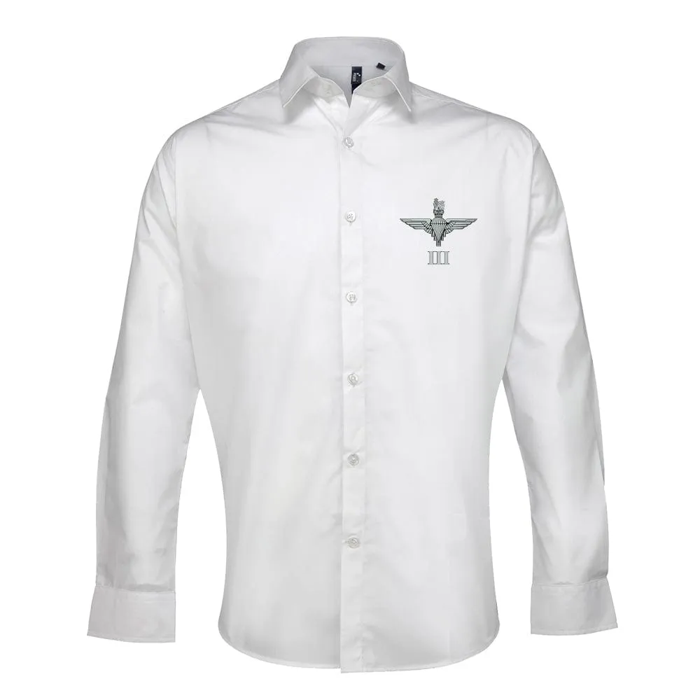 Parachute Regiment 3 PARA Embroidered Long Sleeve Oxford Shirt