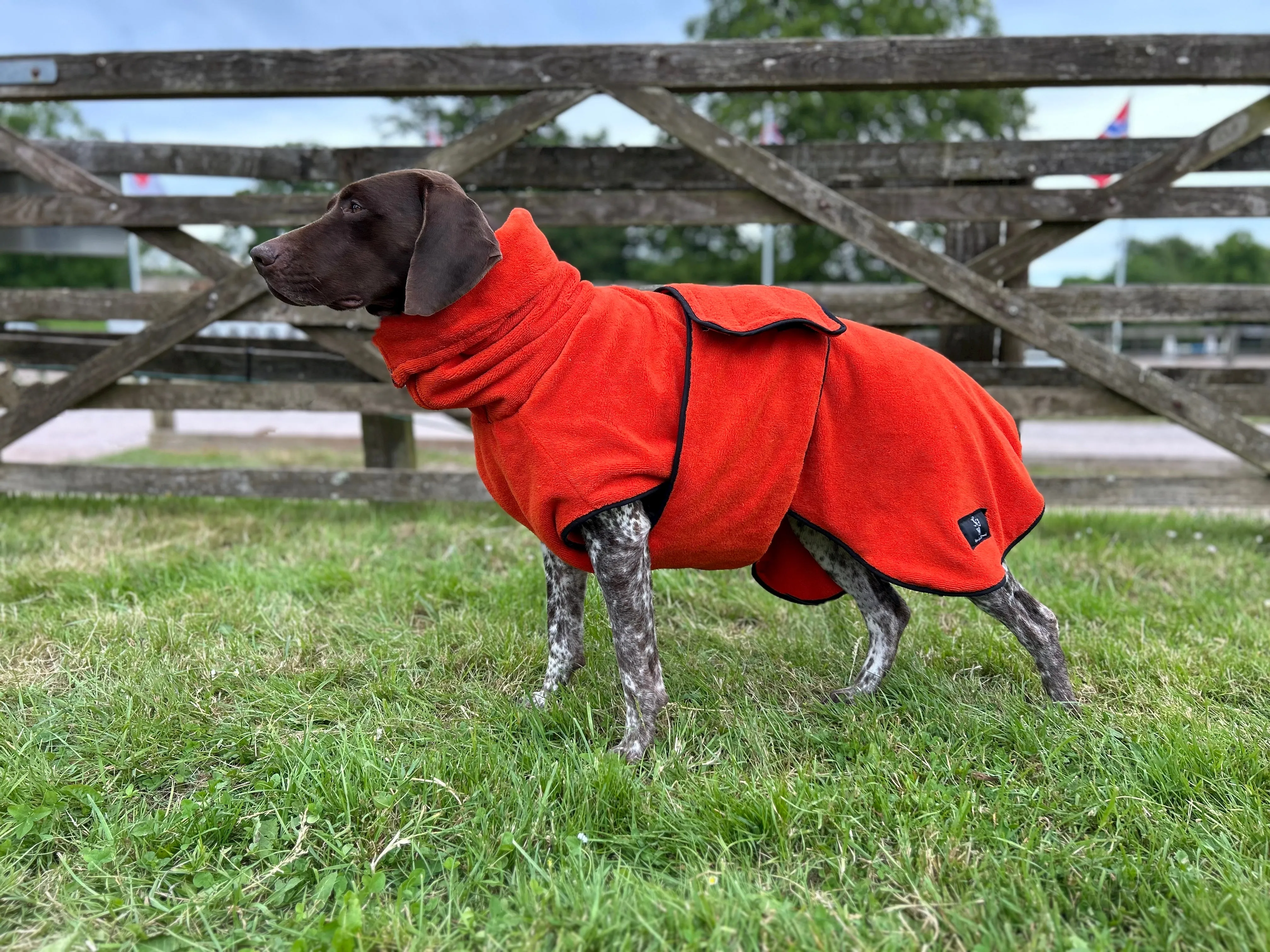 Pathfinder Dog Drying Coat - Tangerine Orange