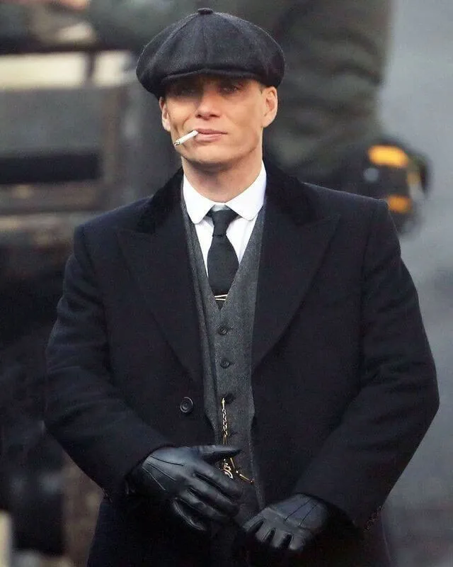 Peaky Blinders Tommy Shelby Black Trench Coat