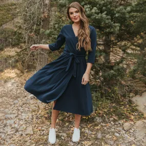 Penny Dress (Navy)