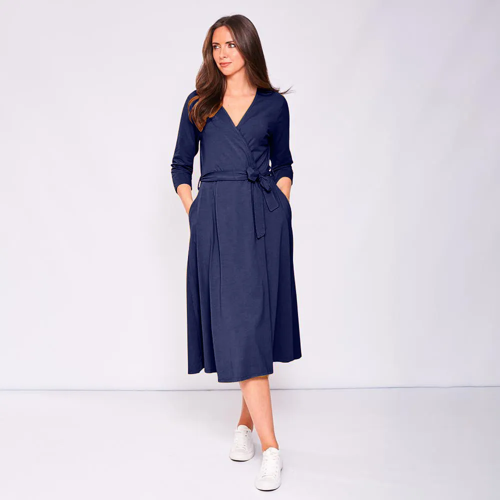 Penny Dress (Navy)