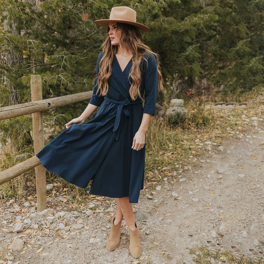 Penny Dress (Navy)