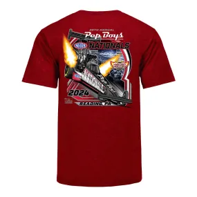 Pep Boys NHRA Nationals Event Shirt - Antique Cherry Red