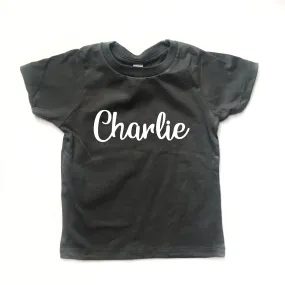 Personalized Name Shirt - DARK GREY