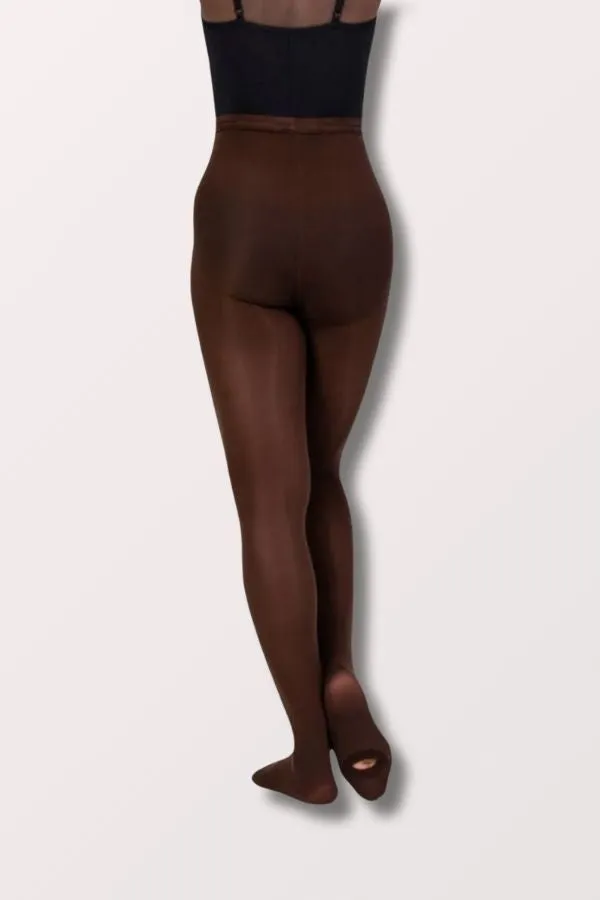 Plus Size TotalSTRETCH Convertible Dance Tights (A31X) - Espresso