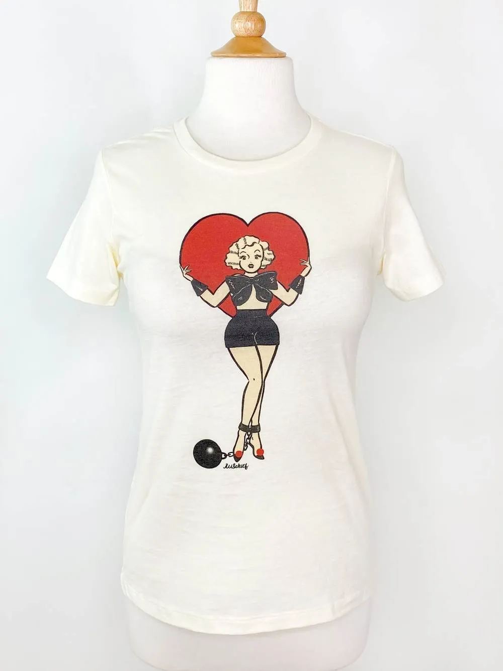 Prisoner of Love T-Shirt in Ivory