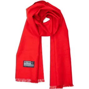 Red Eco Silk Scarf - Softer than Cashmere 100% Silk