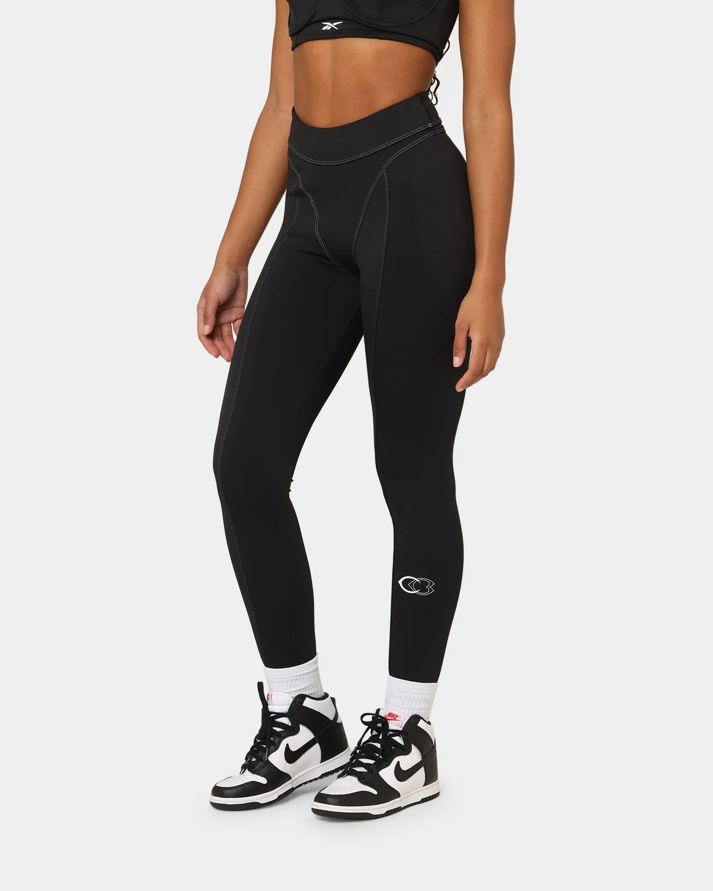 Reebok Women's Cardi B X Reebok High Rise Tights Black