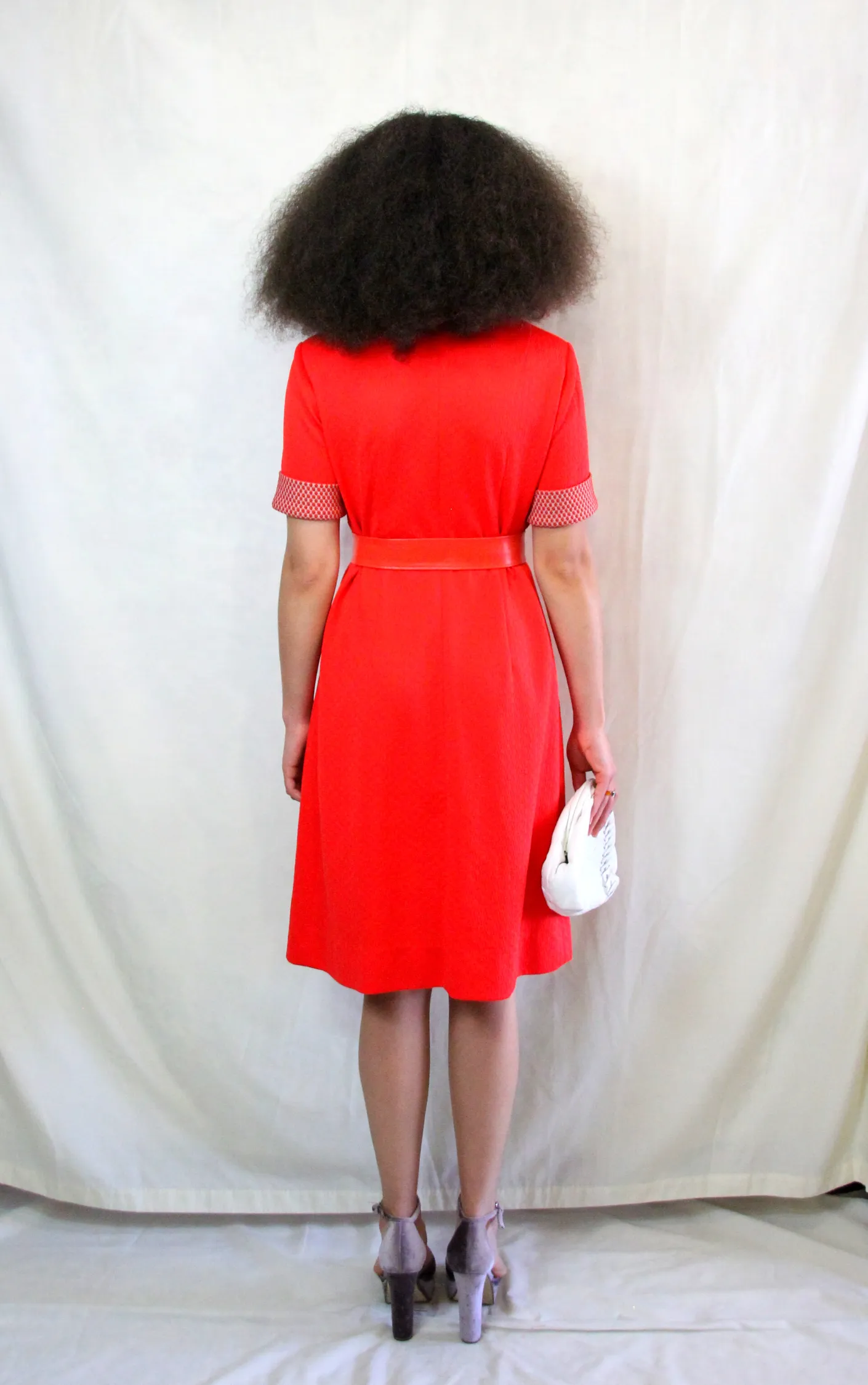 RENT Vintage 1960's Mod Red Dress