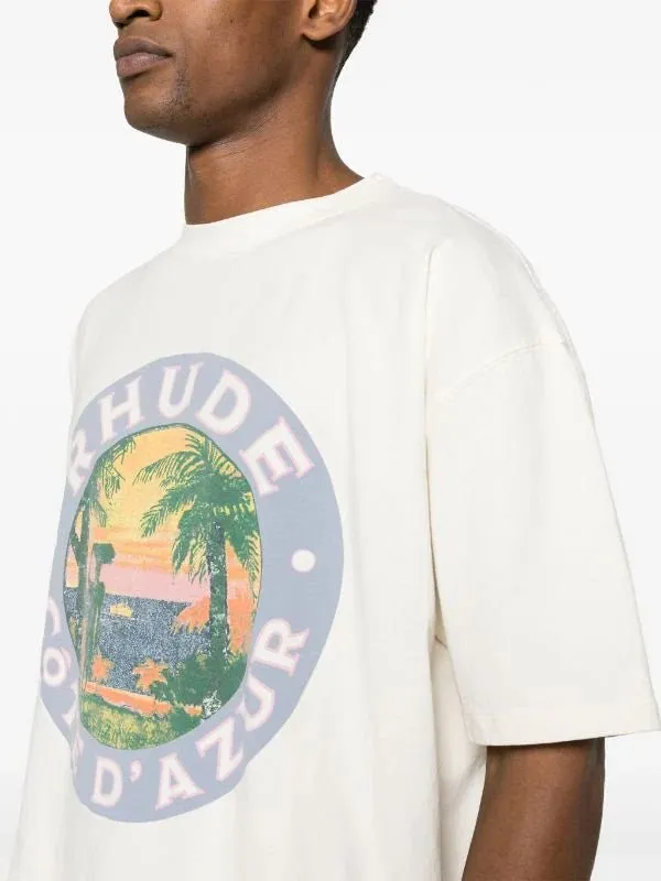 Rhude Lago cotton T-shirt