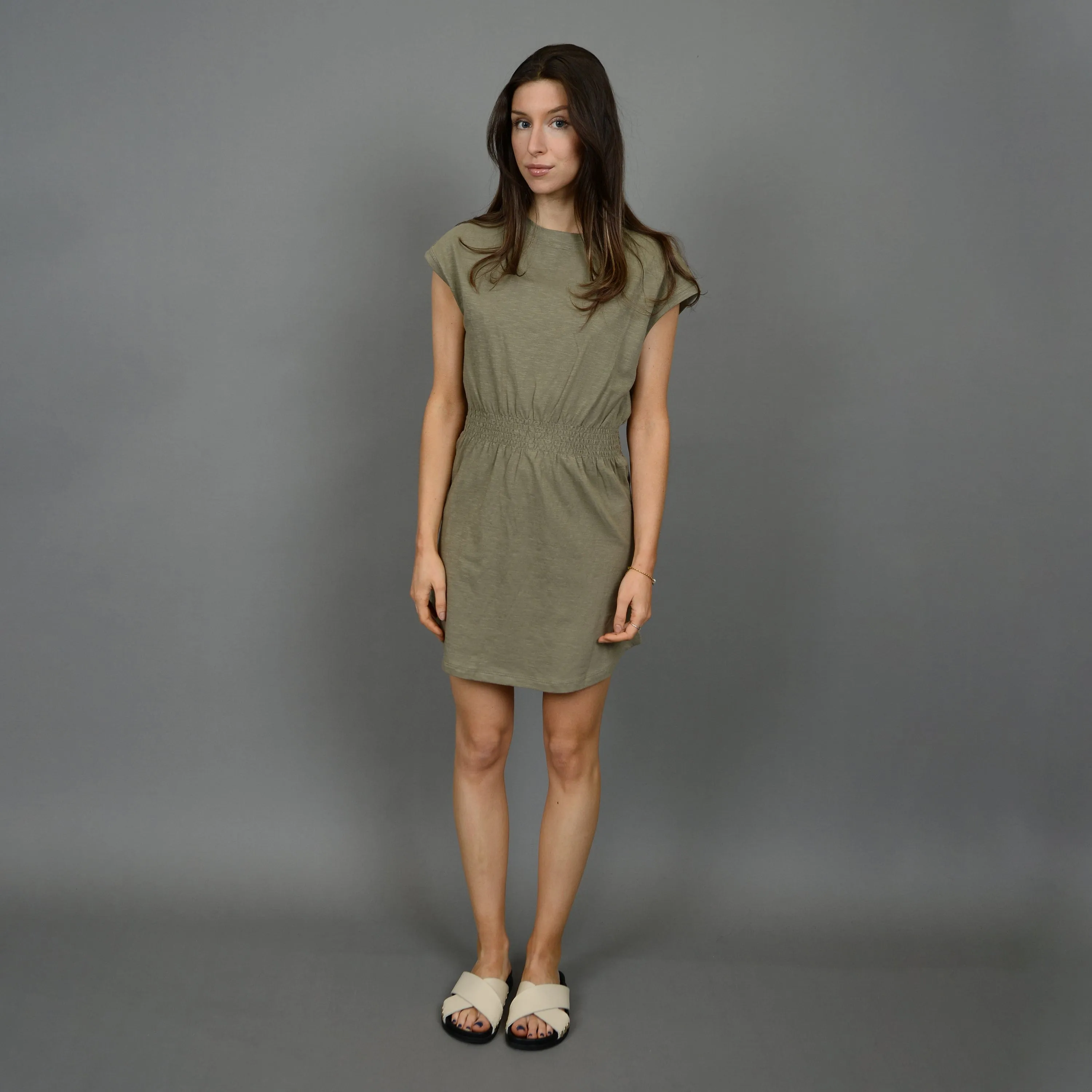 River Ruched Waist Dress