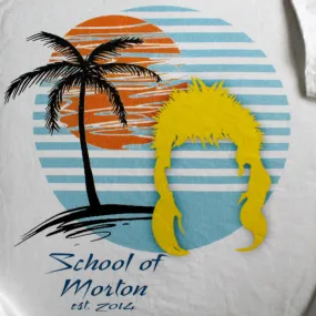 School of Morton shirt / White / Adult LARGE