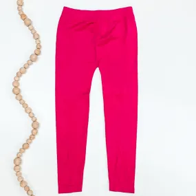 Seamless Leggings Regular Size in Hot Pink