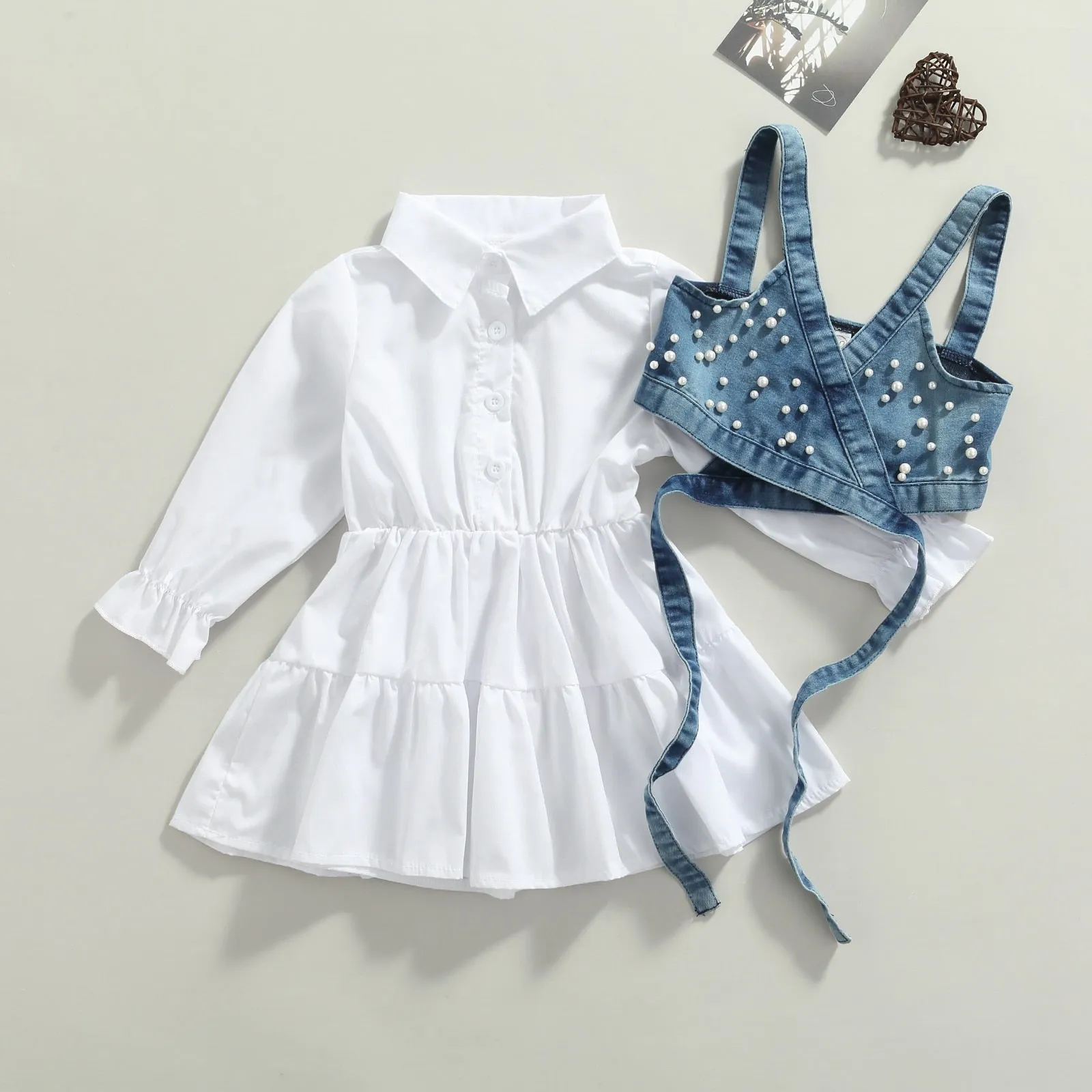 Skye Shirt Dress Set