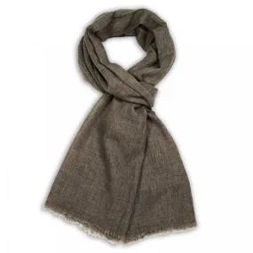 Solid Plain Cashmere Scarves- Dark Brown