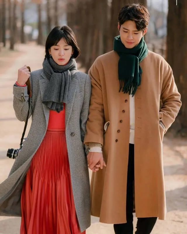 Song Hye-Kyo Gray Coat