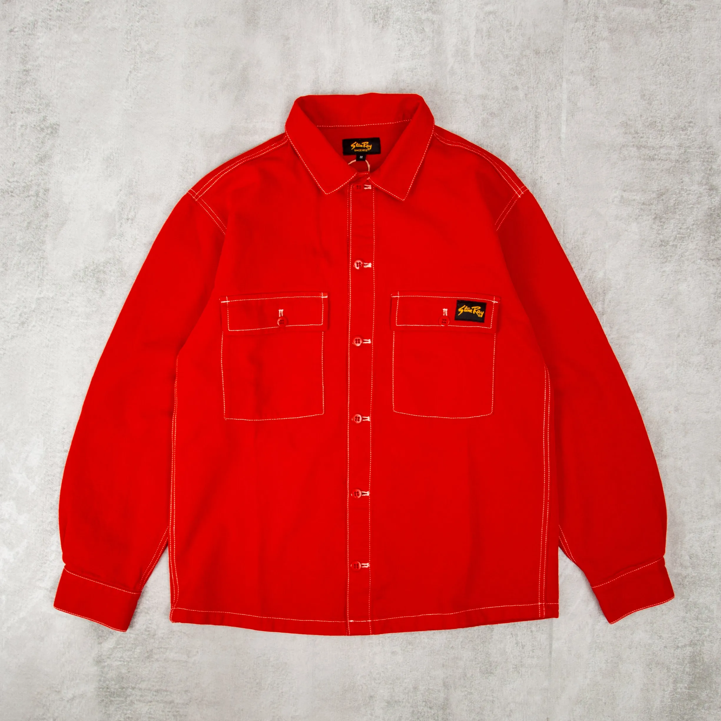 Stan Ray CPO Shirt Bedford Cord - Aged Red