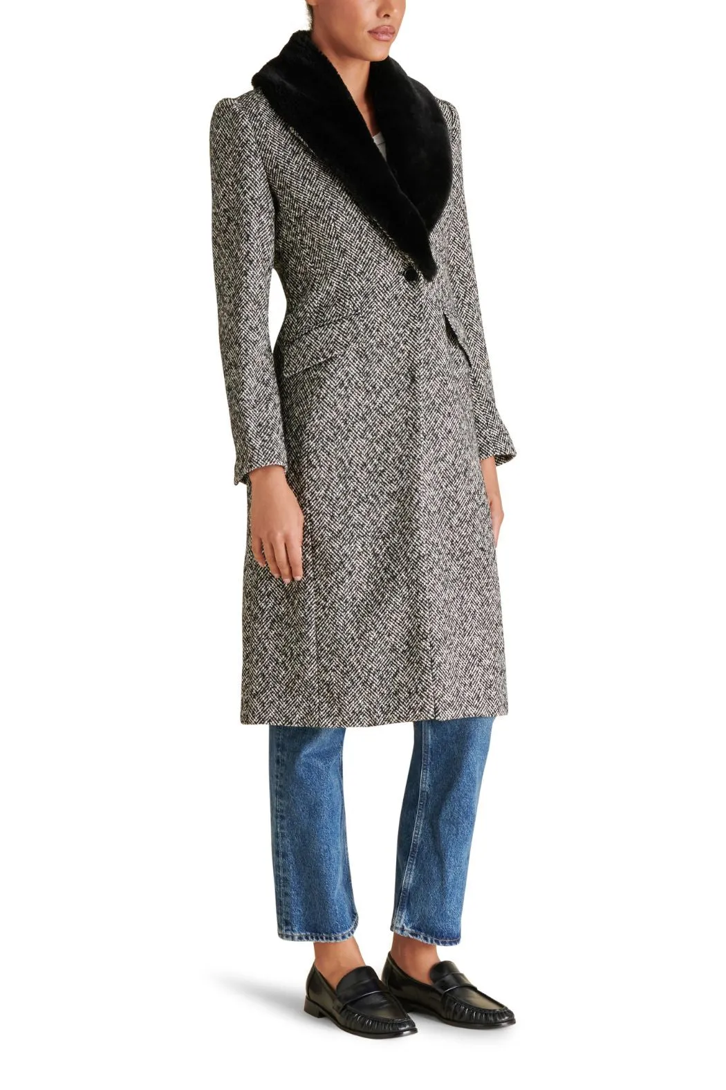 Steve Madden Dienne Coat - Black Multi