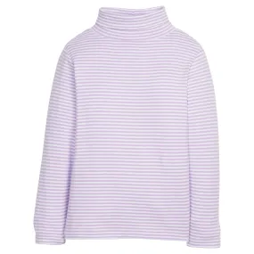 Striped Turtleneck | Lavender