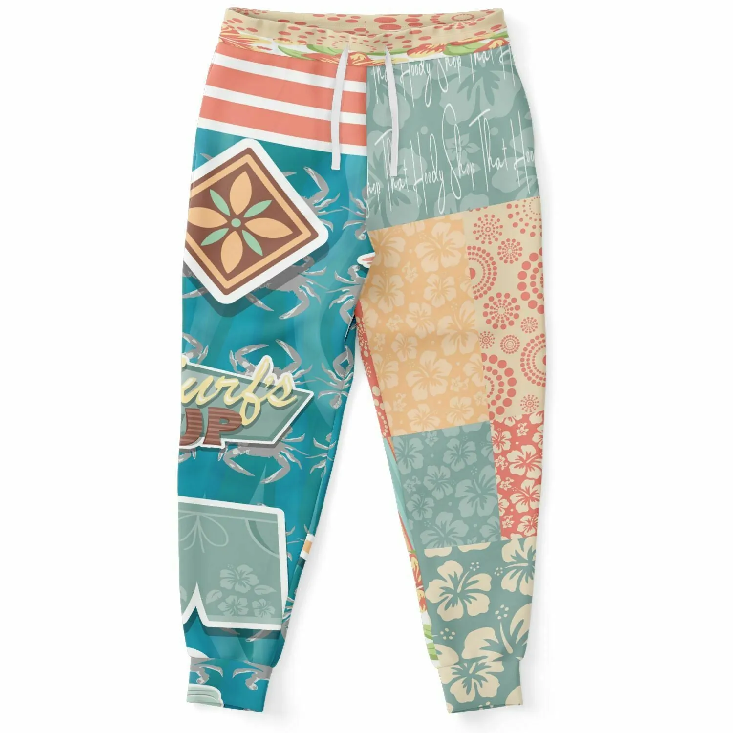 Surf's Up Kowabunga Stretch Poly Eco-Poly Joggers