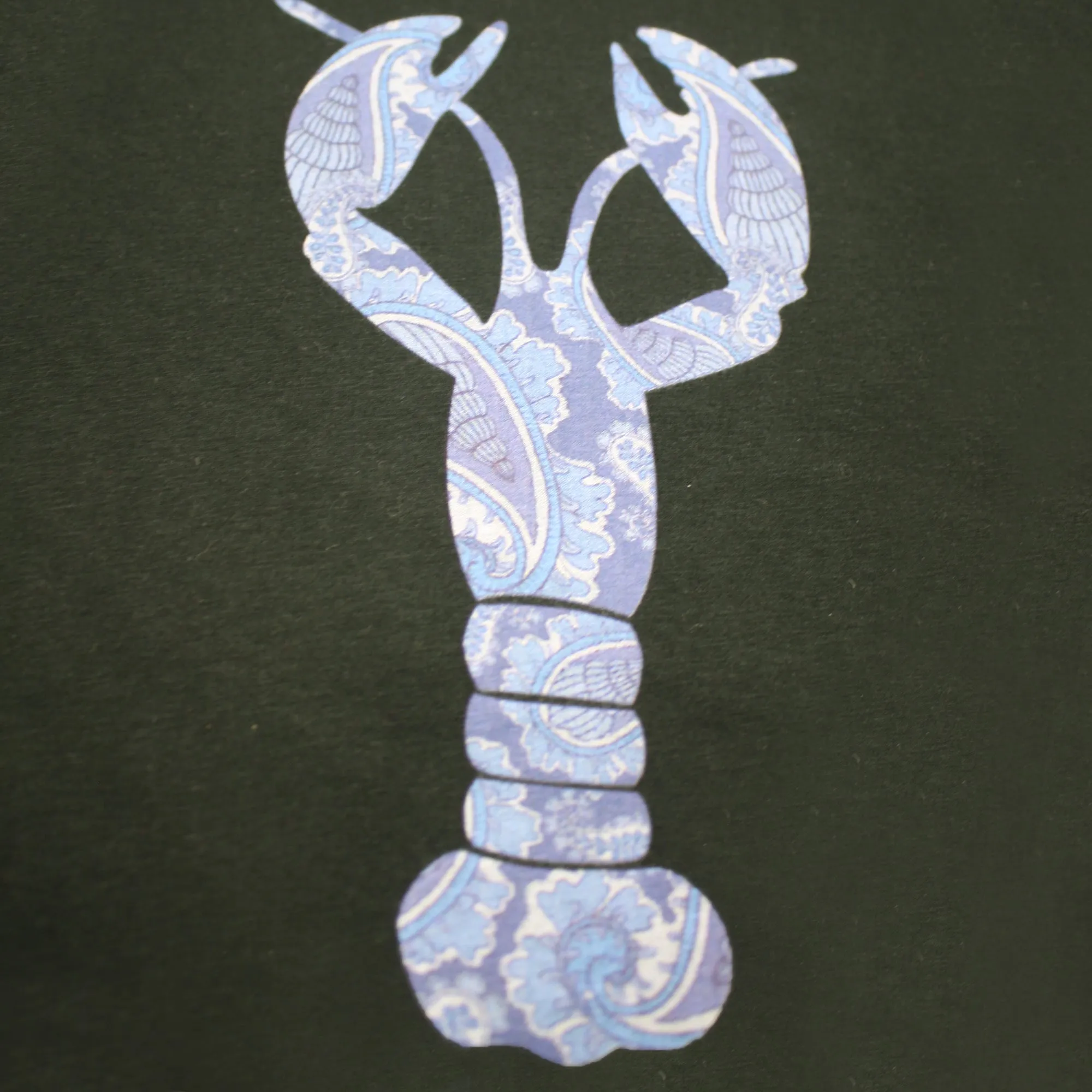 T-Shirt Big Blue Lobster Black