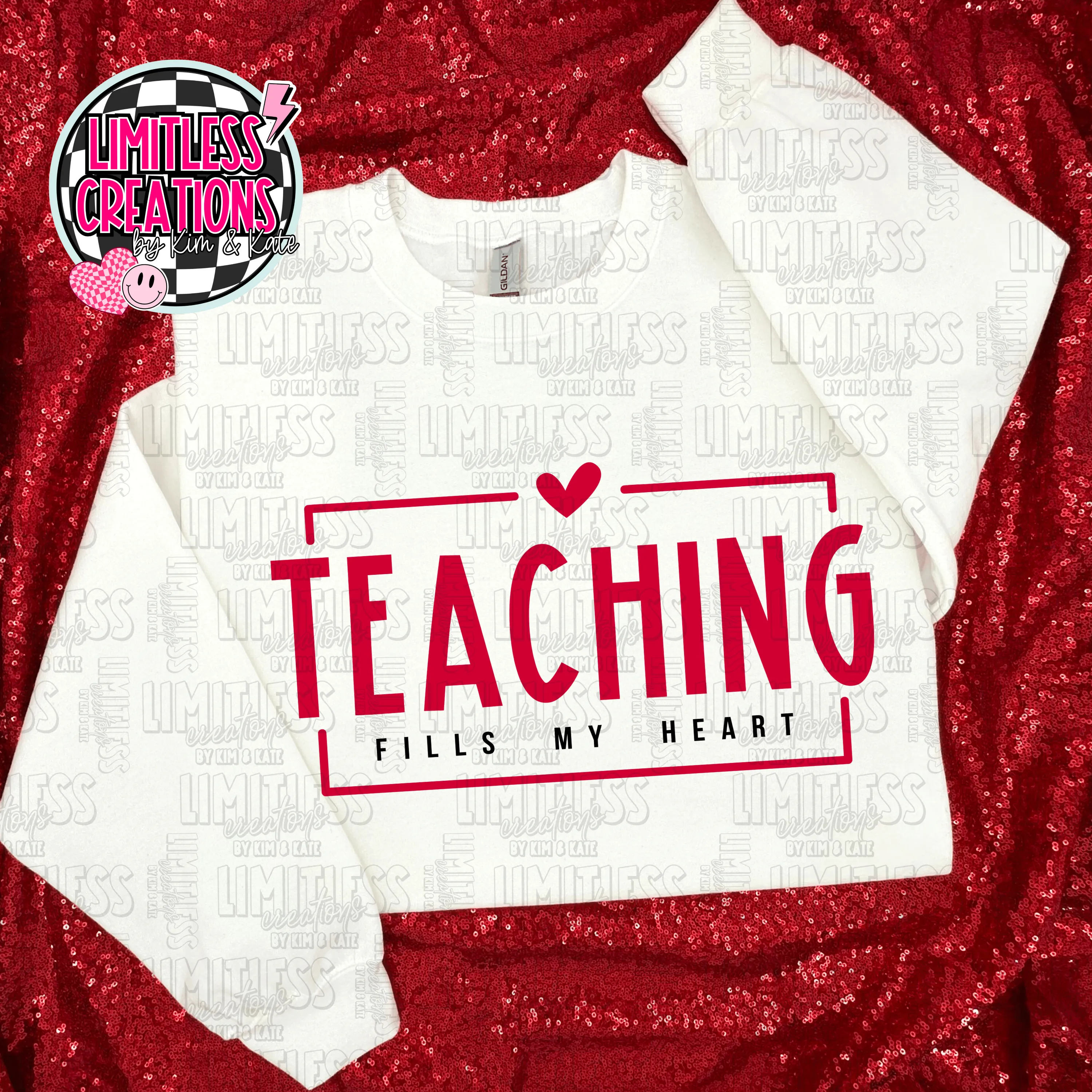 Teaching Fills My Heart Valentine Shirt