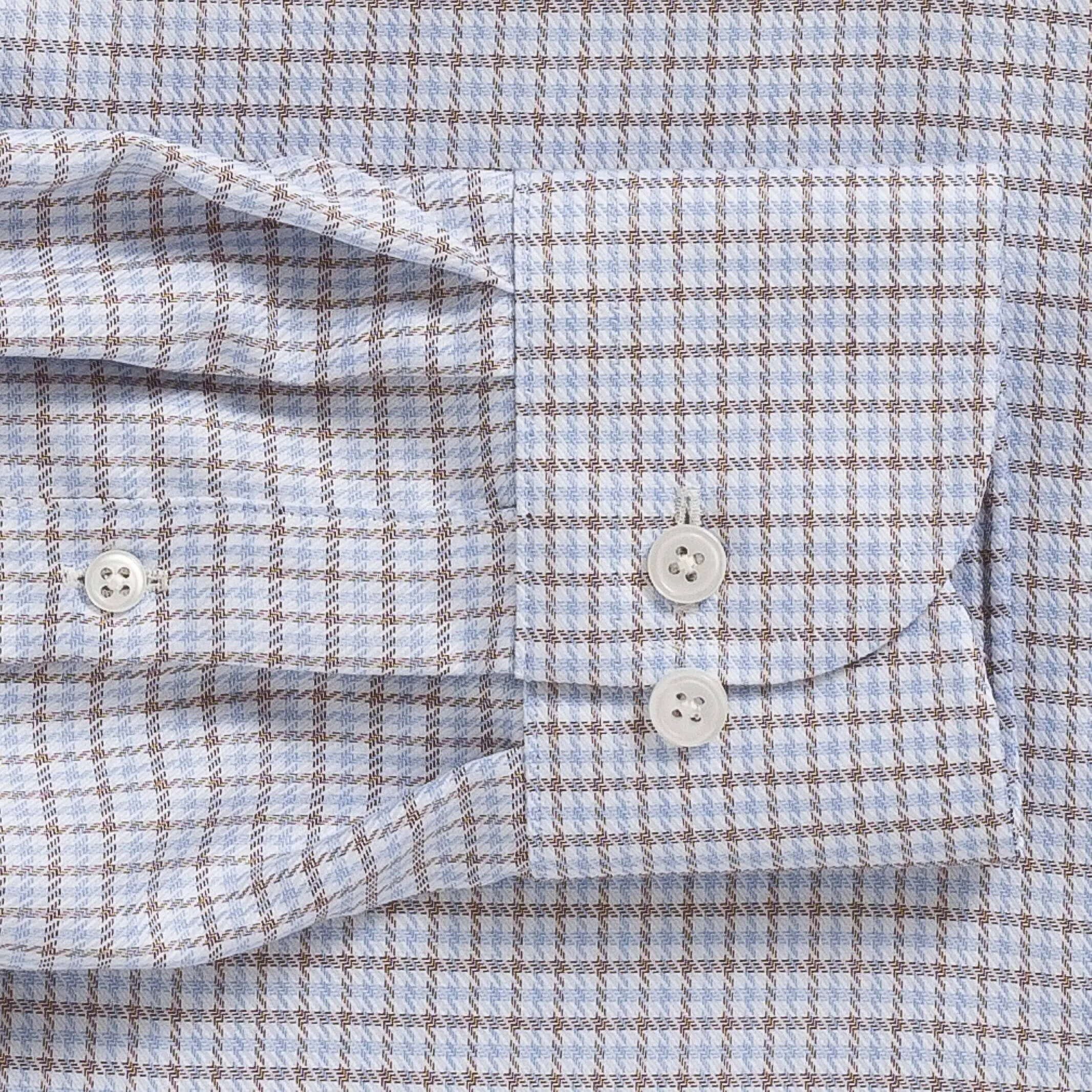 The Brown Carrington Non Iron Twill Custom Shirt