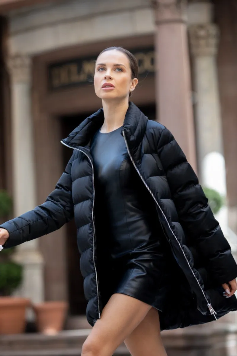 The Dorchester Down Coat with Chunky Zipper