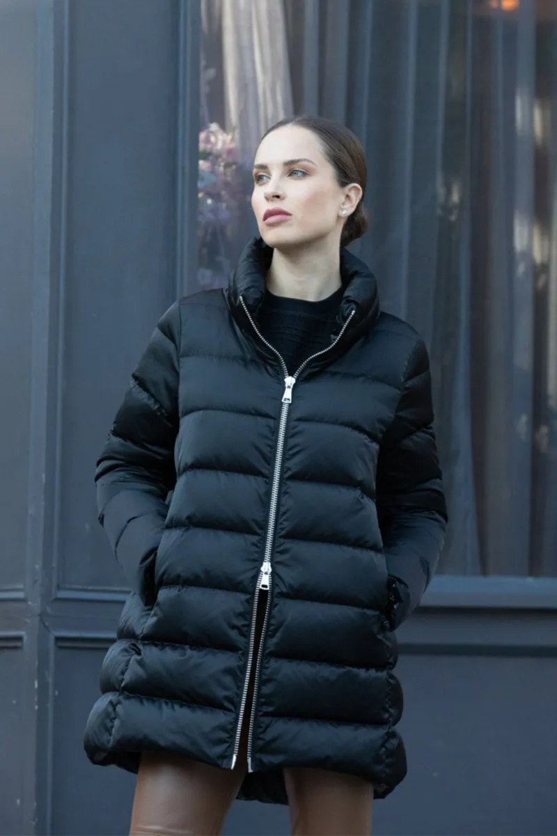 The Dorchester Down Coat with Chunky Zipper