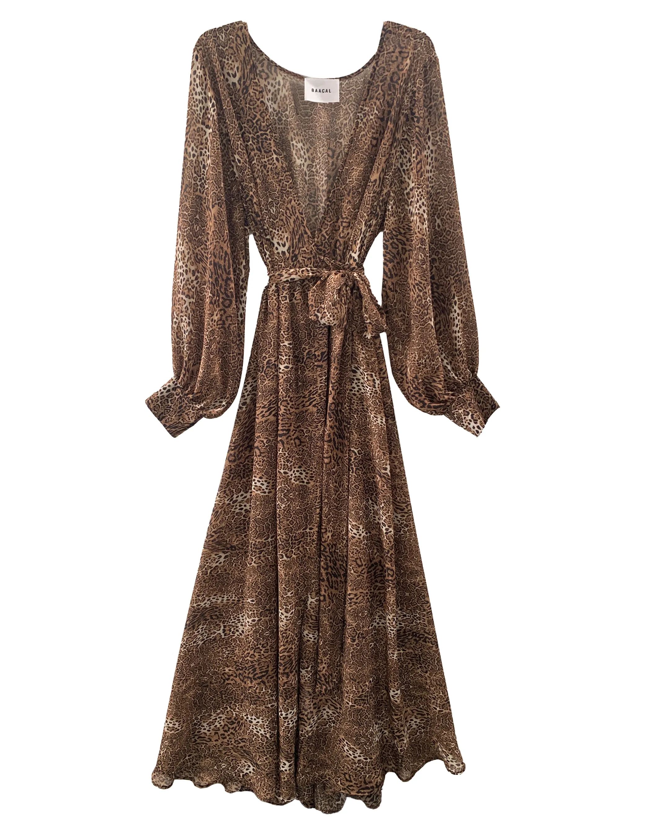 The Maxi Wrap Dress- Jaguar