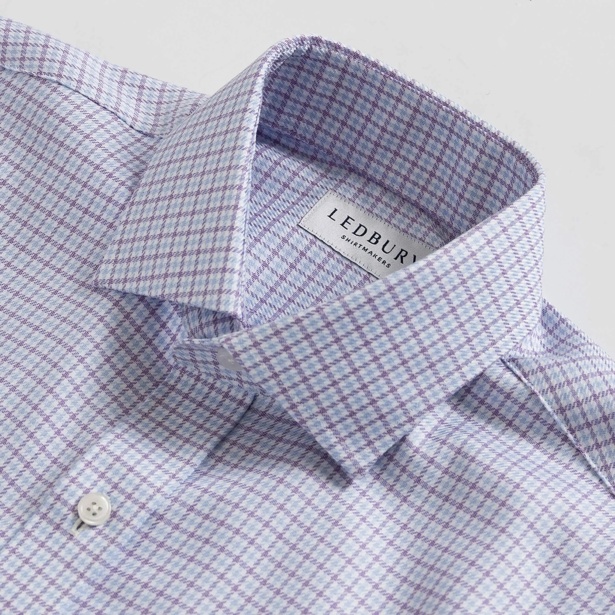 The Purple Carrington Non Iron Twill Custom Shirt