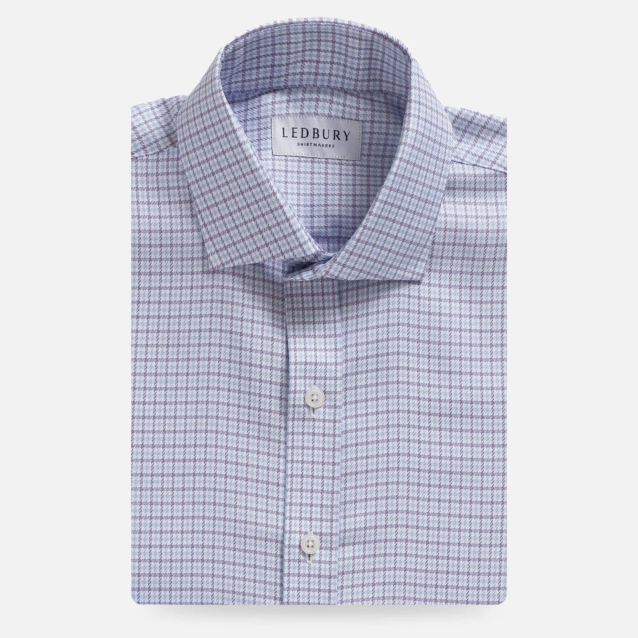 The Purple Carrington Non Iron Twill Custom Shirt