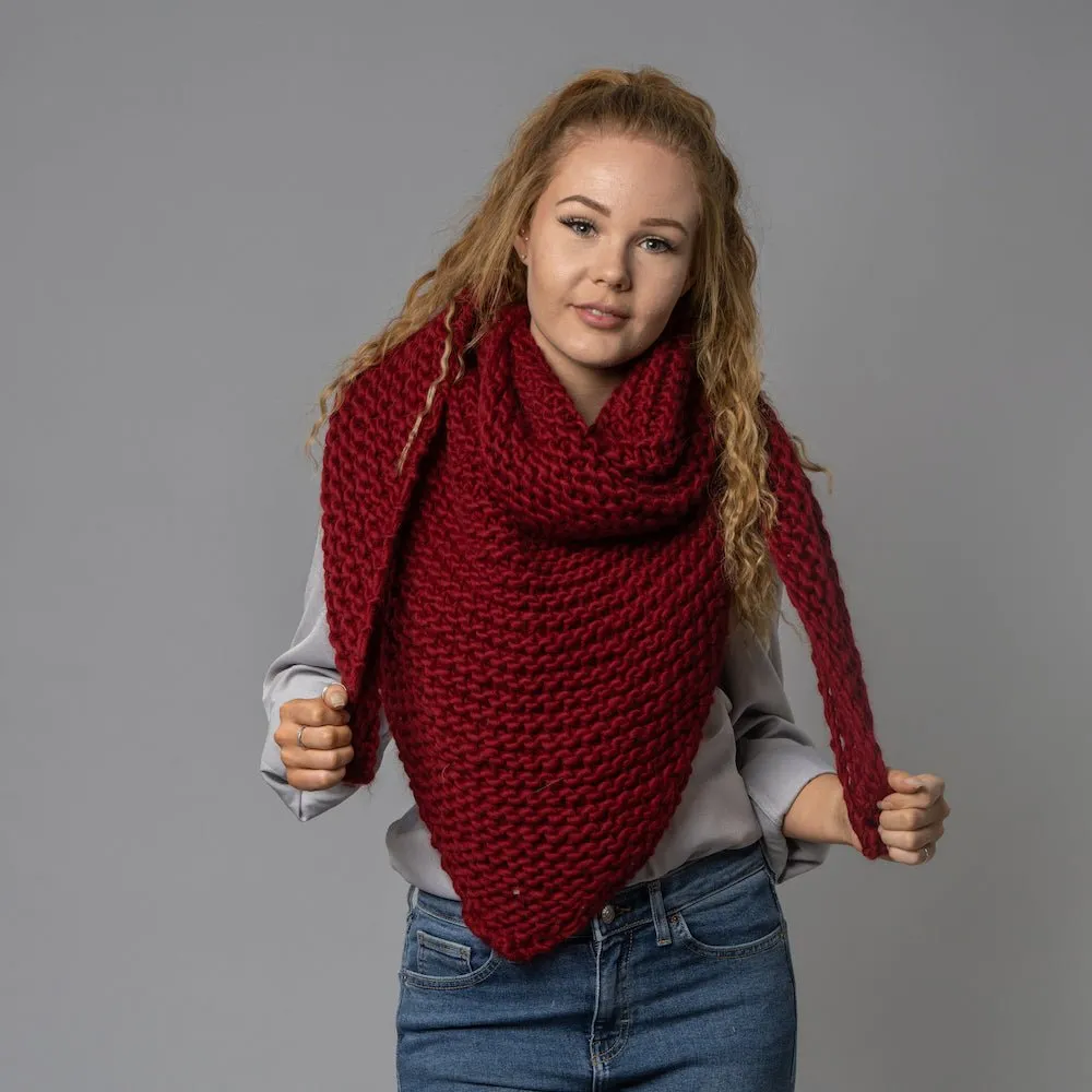 Triangle Scarf Knitting Kit